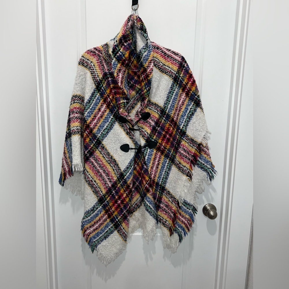 Multi Colored Poncho